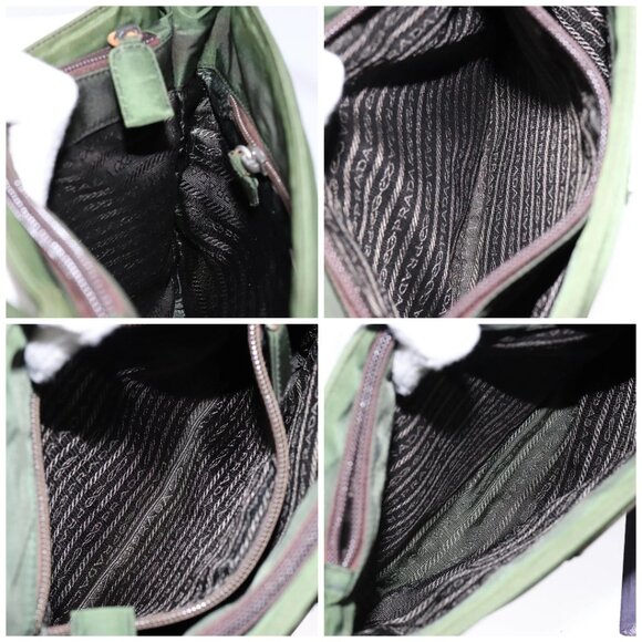 PRADA Tote Bag Nylon Green Auth 139194 - Picture 16 of 16
